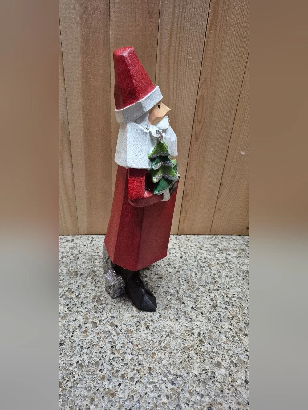 Vintage Style NewCreative Santa Statuary Figurine 11.5